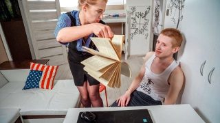 Mature Tutor Gets Tricked By Her Young Student