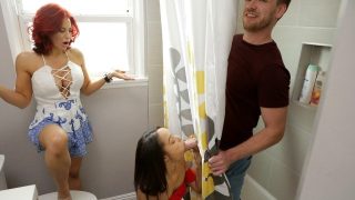 Milf And Adopted Daughter Share Stepson S Cock