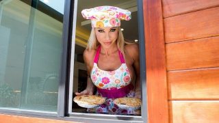 New Busty Blonde Milf Neighbor